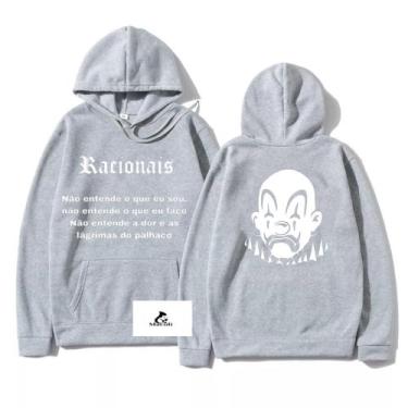 Imagem de Moletom Canguru Racionais Jesus Chorou Palhaço Blusa Unissex - Macoli 