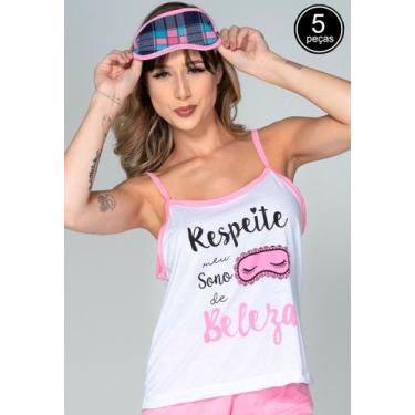 Imagem de Kit 5 Tapa Olhos Máscaras de Dormir Estampado Confortável - WLS Modas,