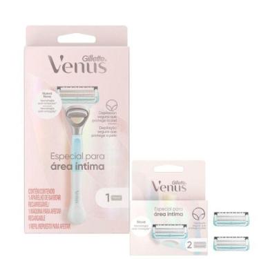 Imagem de Kit Aparelho de Depilação Venus Intima 1 Unidade + Carga Depilar Venus