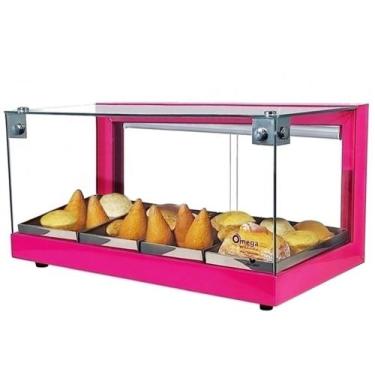 Imagem de B4 - Estufa Beta para salgados 4 bandejas ROSA - 127V - Omega