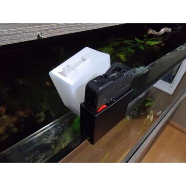 Imagem de Alimentador automático para aquários impresso em 3D - CWBPrint, Vertic