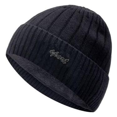 Imagem de Gorro Chapéu Unissex De Malha Elashopp , Cinza