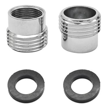 Imagem de Adaptador de torneira de 2 peças, adaptador de torneira de pia de cozinha para conectar mangueira de jardim, filtro de água, mangueira padrão, fêmea de 16 mm para adaptador macho G1/5.1 cm (20 mm)
