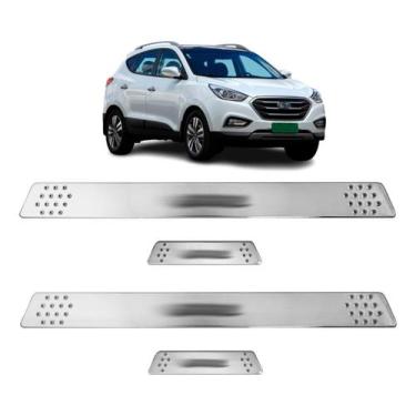 Imagem de Soleira para Porta Lateral Tuning Esportiva para carros 4 Portas (ABS)