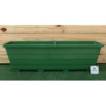 Imagem de Floreira Para Plantas Jardineira de Chão 80cm - Goyama, Verde