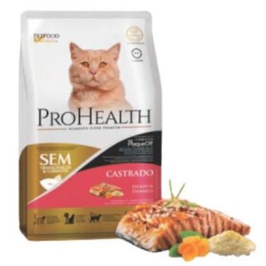 Imagem de Ração Pro Health Gato Adulto Castrado Salmão e Damasco 500G - PET FOOD
