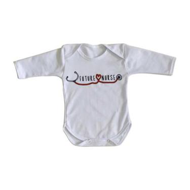 Imagem de body nenê criança roupa bebê manga longa Future Nurse  - Empório Dutra