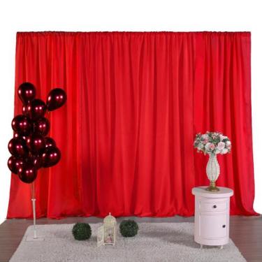 Imagem de Cortina Oxford Decoração Festa Aniversário Casamento 3MX2,50M - Serena