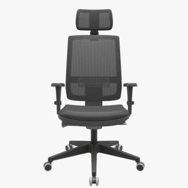 Imagem de Cadeira Escritório Presidente Brizza Plaxmetal Autocompensador NR17 Sl