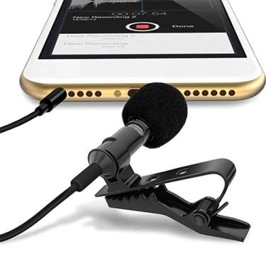Imagem de Microfone De Lapela Profissional Celular iPhone Youtuber Nfe - Waver, 