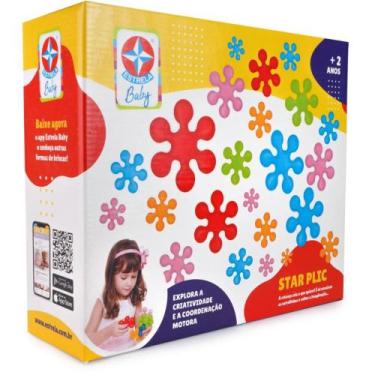 Imagem de Brinquedo para Montar STAR PLIC 30 Peças Coloridas - Estrela