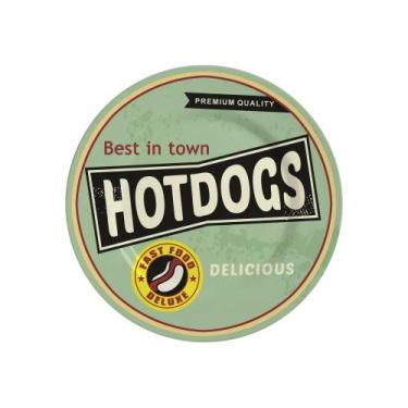 Imagem de Conjunto com 6 Pratos de Sobremesa Hot Dog 2 Colecionável Ø21cm - Alle