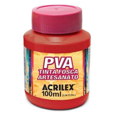 Imagem de Tinta Pva Fosca Cores Claras para Artesanato 100ml - Acrilex, 805 - GO