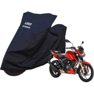 Imagem de Capa Impermeável Repele Sol Água Moto Dafra Apache RTR 200 - Mz