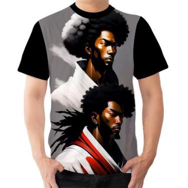 Imagem de Camiseta Camisa Ads Samurai Negro Japão Luta 3 - Fabriqueta, XG