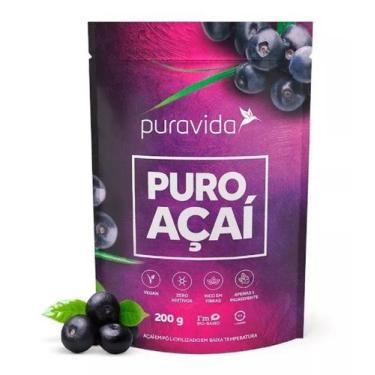 Imagem de Puro Açaí Liofilizado Vegano Puravida 200g, Açaí