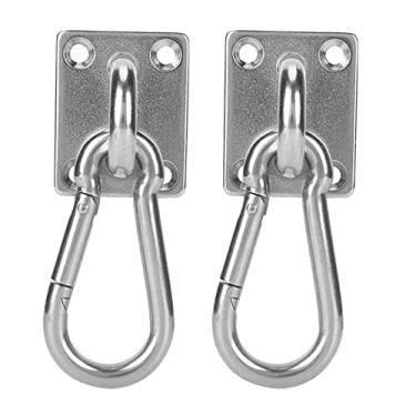 Imagem de Almencla Mosquetão de gancho de pressão para ioga aéreo com âncora de teto resistente