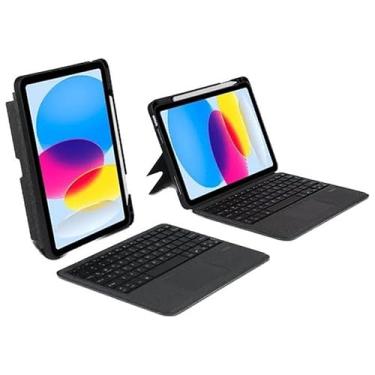 Imagem de BDNET, Capa Com Teclado Retroiluminado E Trackpad Para iPad 10ª