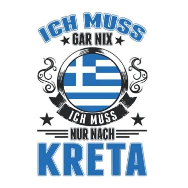 Imagem de Kreta Tagesplaner: Ich muss gar nix Ich muss nur nach Kreta/Griechenland Urlaub Rhodos Kreta Reise/Kalender 2022 / Wochenplaner Tagesplaner Planer ... / 6x9 Zoll / 100 ausfüllbare Seiten
