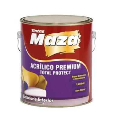 Imagem de Tinta Acrílica Fosco Branca 3,6L Ultra Premium - Maza