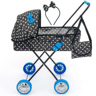 Imagem de Carrinho de Boneca Veneza 79 CM Alt Bebe Reborn Milan Luxo - SAG TOYS,