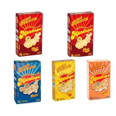 Imagem de 5 Uidades Mandiopã Sabores Caixinhas com 80 gr cada Legitimos Mandiopa