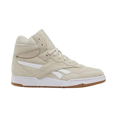 Imagem de Reebok Tênis unissex adulto Bb 4000 Ii Mid, Estuque/branco/limão, 38