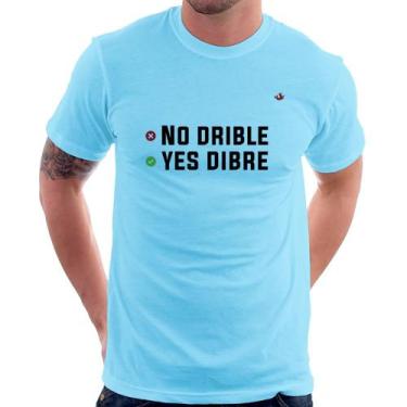 Imagem de Camiseta No drible, yes dibre - Foca na Moda, Azul bebê, G