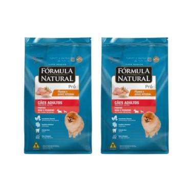 Imagem de KIT 2 UNIDADES - FÓRM. NATURAL PRO RAÇÃO CÃES ADULTOS MINI/PEQUENO FRANGO/ARROZ 2,5KG