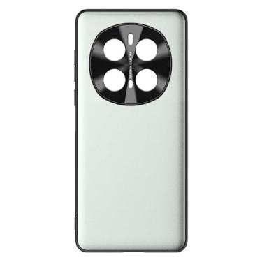 Imagem de LYJSMGZ Capa fina para Honor Magic 7 Pro/7, couro vegano líquido de alta qualidade, antiderrapante, proteção para a pele, meias de telefone, verde, 7 Pro