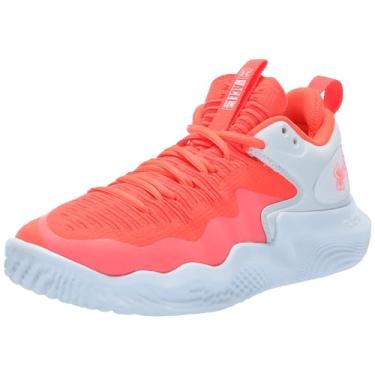 Imagem de Under Armour Tênis de vôlei feminino Flow Ace Low, (600) Beta/vermelho/branco, 42