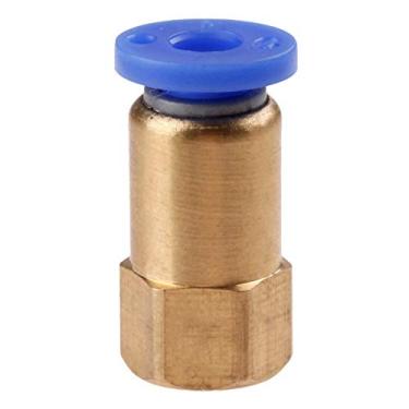 Imagem de 2 pcs m5' 1/8' 1/4' 3/8' 1/2' feminino fio OD 4 6 8 10 12mm conector pneumático Empurre em linha de montagem para a articulação do tubo de ar YYDFPIIA (Color : PCF4mm xM5)