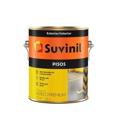 Imagem de Tinta Preto Piso Suvinil 3,6L - SUVINIL - B.A.-MONZA JP