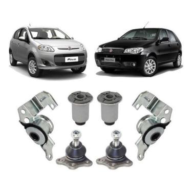 Imagem de Kit Bucha + 2 Pivô Bandeja Dianteira Palio 2009 2010 2011 12