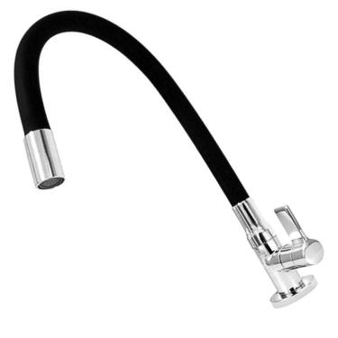 Imagem de Torneira de coz. Flex mesa preta 7197 C71 jed