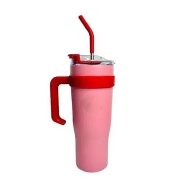 Imagem de Garrafa térmica 1250 ml Academia/40 0z mantem a bebida gelada ou quent