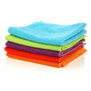 Imagem de Kit Flanela Pano Micro Fibra 30x30 Cores Sortidas 3un - Bestfer