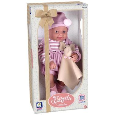 Imagem de Boneca Coleção Fiorella Reborn Bebê Grande Com Naninha - Cotiplás