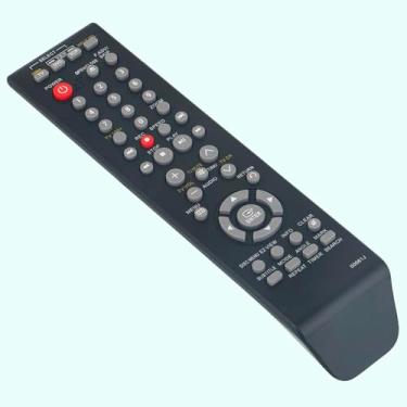 Imagem de Controle remoto de substituição 00061J AK59-00061J, adequado para Samsung DVD VCR Combo DVD-V8650 DVD-V9700 DVD-V9800 DVD-V9800M DVD-V8650/XAA DVD-V9700/XAA DVD-V9800/XAA DVD-V8650/VCR