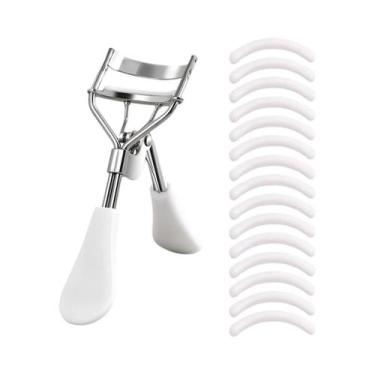 Imagem de Modelador De Cílios Portátil Com 15 Almofadas De Silicone Em Aço Inoxi