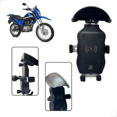 Imagem de Suporte De Celular Para Motos Com Carregador USB E Indução NXR 160 BRO