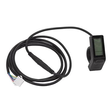 Imagem de Bicicletas elétricas LCD Medidor de alta qualidade Speedômetro durável odômetro Computador de bateria para scooter de bicicleta elétrica 24V 36V 48V Interface à prova d'água