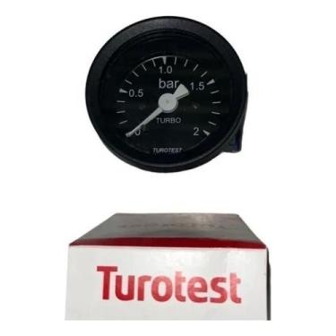 Imagem de Manômetro Pressão Do Turbo 52mm 0-2 Bar Universal 300492 - Willtec