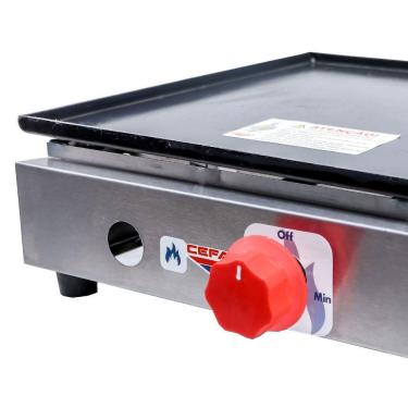 Imagem de Chapa A Gás Cefaz 30 Cm Baixa Pressão Cs-01