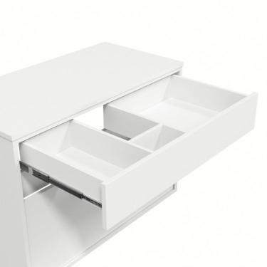 Imagem de Gabinete Módena 2 Gavetas Darabas Agardi Branco