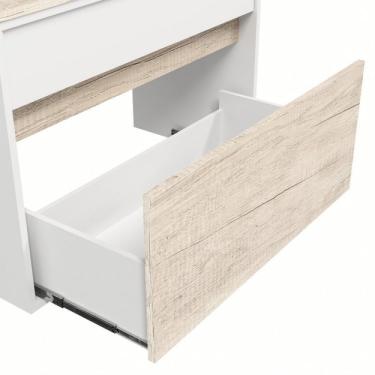 Imagem de Gabinete Módena 2 Gavetas Darabas Agardi Mezzo Blanco