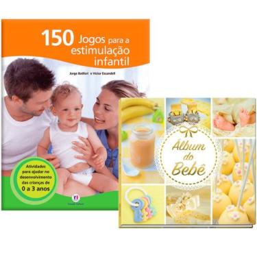Imagem de Kit do Bebê: 150 Jogos para Estimulação Infantil + Álbum do Bebê - Kit