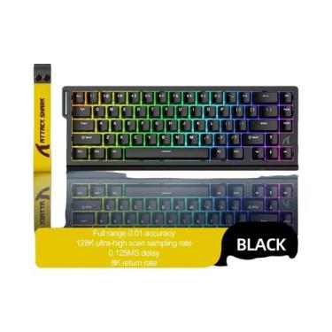 Imagem de Teclado Mecânico Para Jogos RGB ATTACK SHARK X68HE Interruptor Magnéti