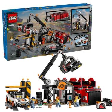 Imagem de Ferro Velho Com Carros City 871 Peças 60472 - Lego