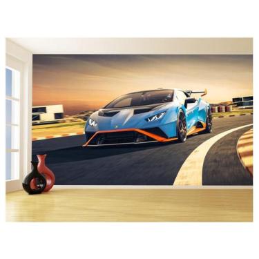 Imagem de Papel De Parede Carro Lamborghini V10 Huracan 3,5M Car208 - Você Decor